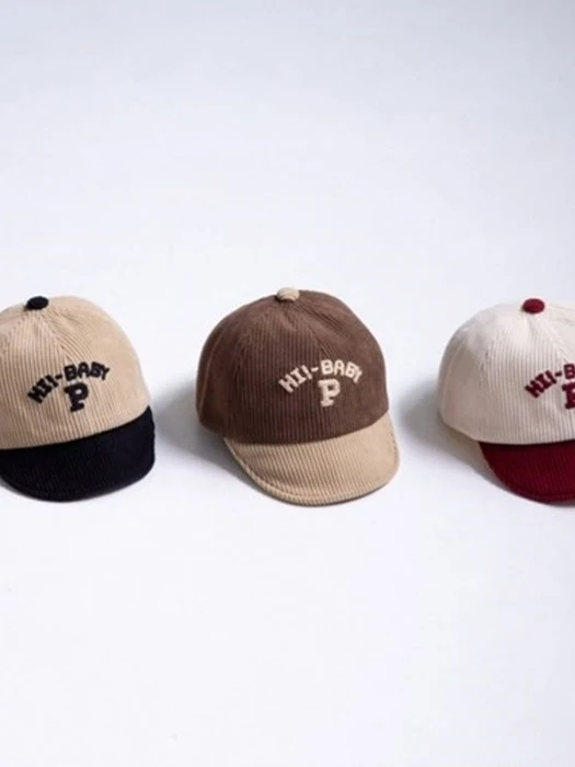 Corduroy Hi Baby Hat