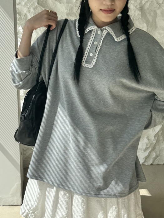 Lace Collar Knit Lace Collar Knit