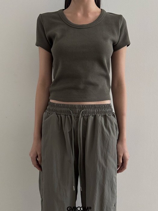 Waffle Crop Short Sleeve Waffle Crop Short Sleeve
