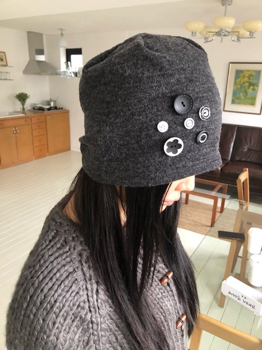 Button Beanie Button Beanie