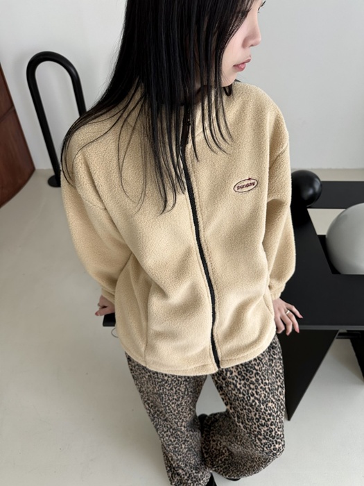 Sunday Embroidered Fleece Jacket