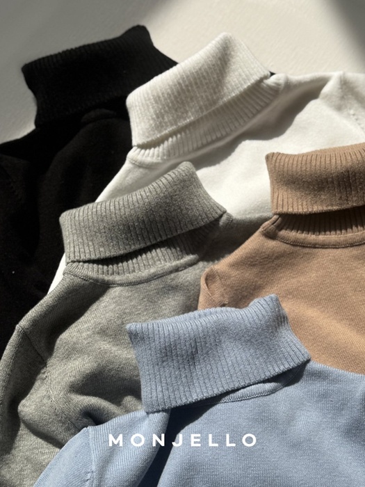 Mati Turtleneck Knit Tee