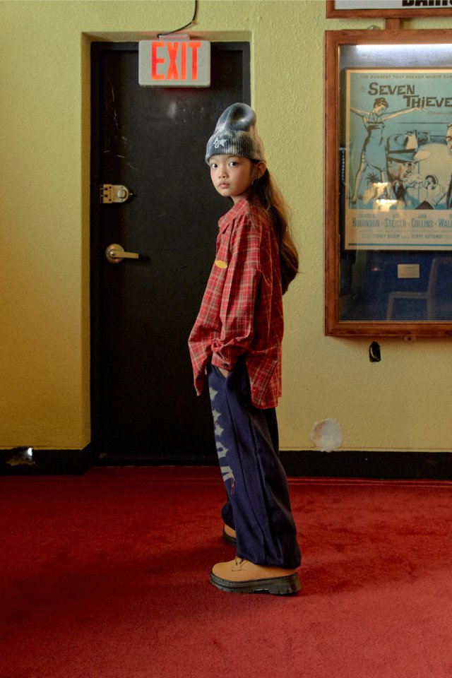 A-Market - Korean Children Fashion - #Kfashion4kids - Check Jogger Pants - 9
