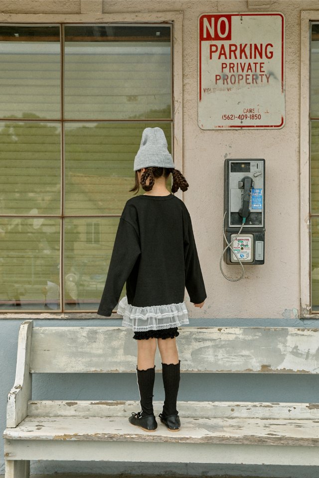 A-Market - Korean Children Fashion - #kidzfashiontrend - Frill Lace Tee - 4