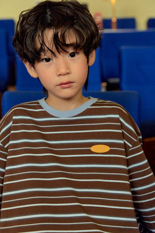 A-Market - Korean Children Fashion - #childofig - Bold Striped Tee - 10