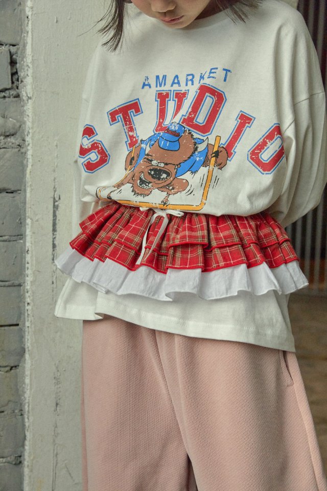A-Market - Korean Children Fashion - #childofig - Tutu Check Skirt - 5