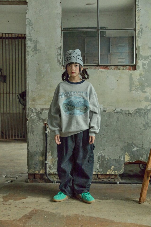A-Market - Korean Children Fashion - #childrensboutique - Mountain Sweatshirt (Junior) - 3