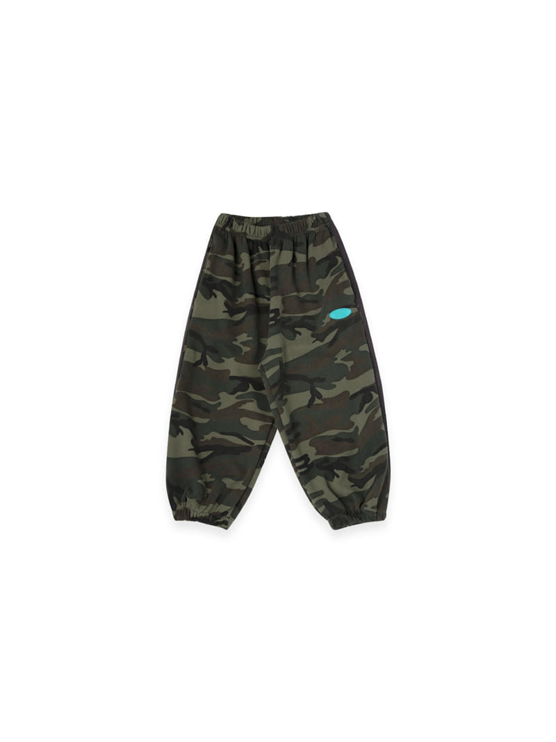 A-Market - Korean Children Fashion - #childrensboutique - Track Camo Pants (Junior)