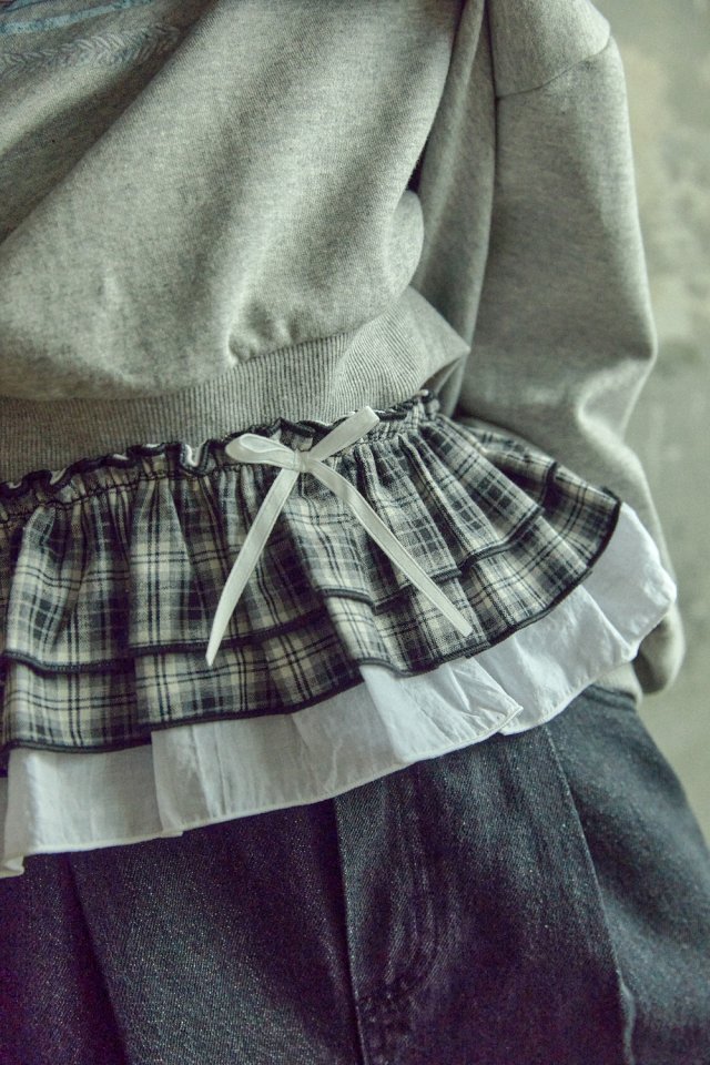 A-Market - Korean Children Fashion - #childrensboutique - Tutu Check Skirt - 6