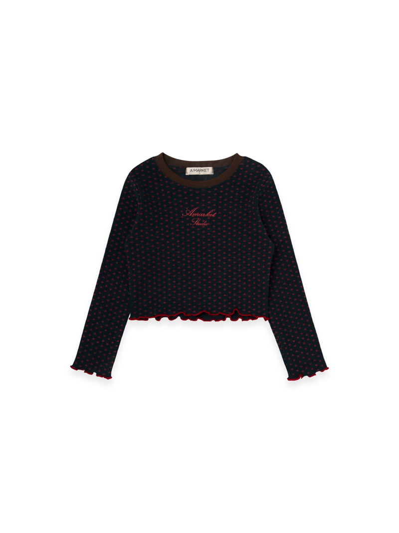 A-Market - Korean Children Fashion - #designkidswear - Heart Slim Tee