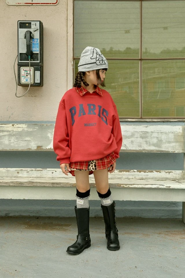 A-Market - Korean Children Fashion - #fashionkids - Paris Sweatshirt - 7