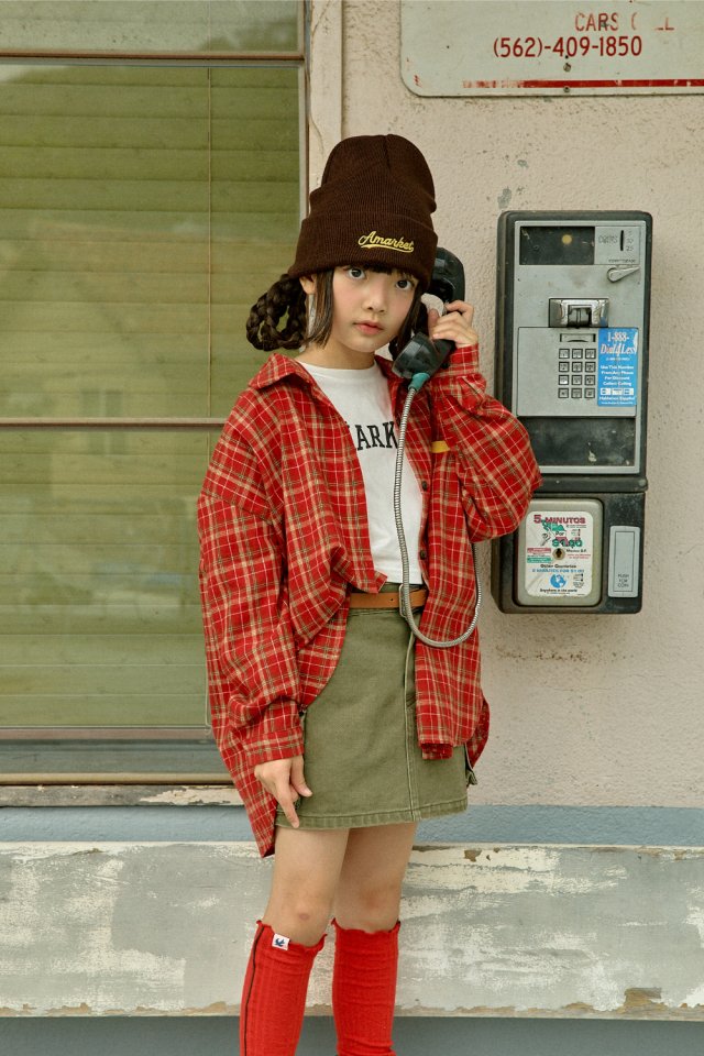 A-Market - Korean Children Fashion - #fashionkids - Checked Shirt 0 - 6