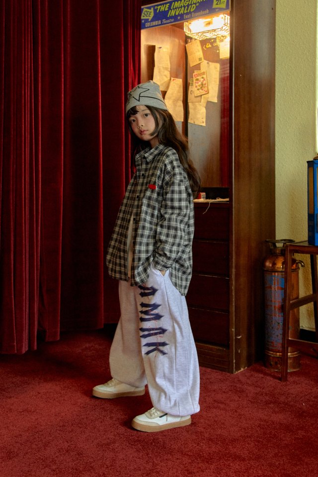 A-Market - Korean Children Fashion - #fashionkids - Check Jogger Pants - 5