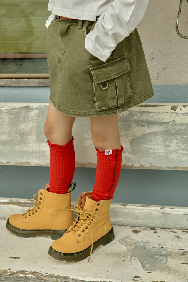 A-Market - Korean Children Fashion - #fashionkids - Cargo Skirt - 12