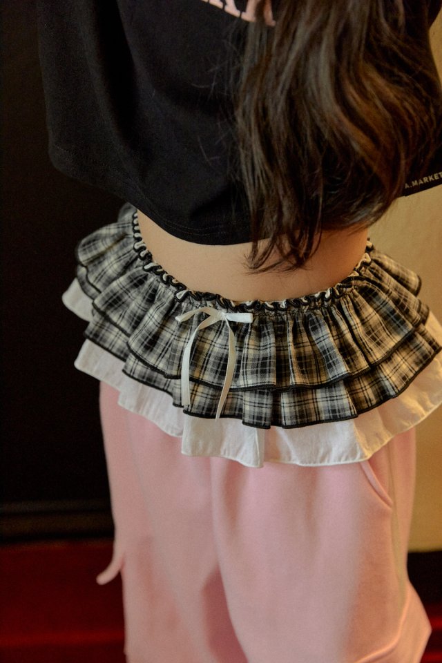A-Market - Korean Children Fashion - #fashionkids - Tutu Check Skirt - 9