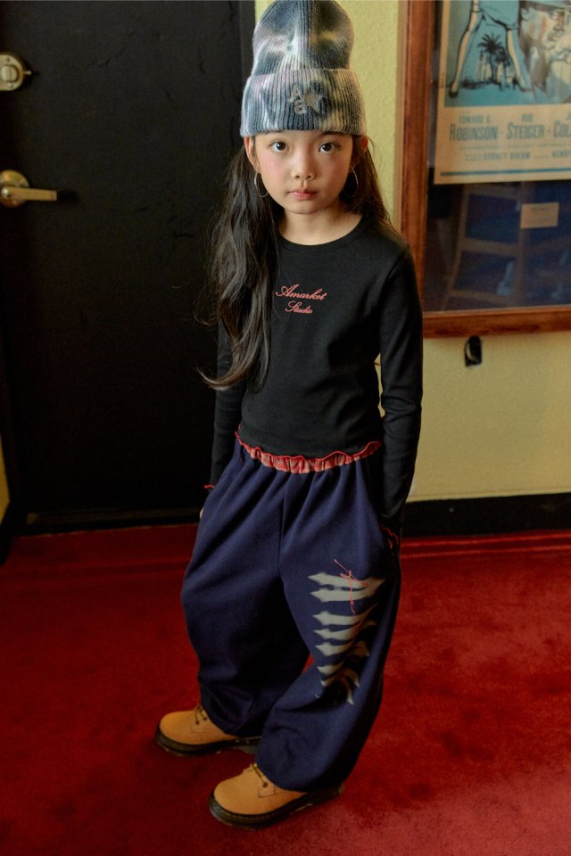 A-Market - Korean Children Fashion - #kidsshorts - Check Jogger Pants - 6