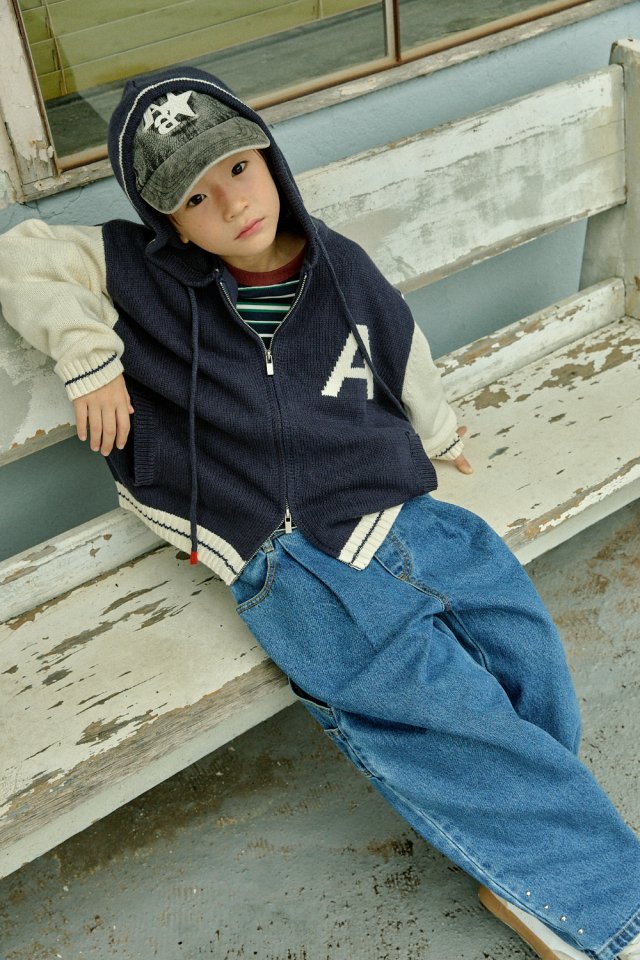 A-Market - Korean Children Fashion - #kidsshorts - Mid Cardigan Pants - 5