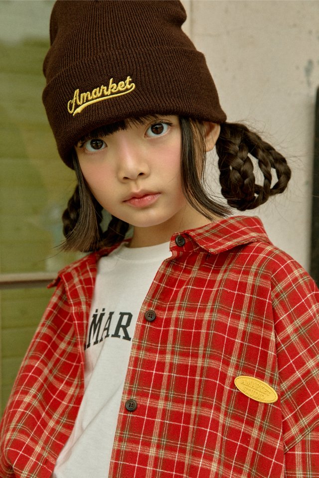 A-Market - Korean Children Fashion - #kidsstore - Checked Shirt 0 - 8