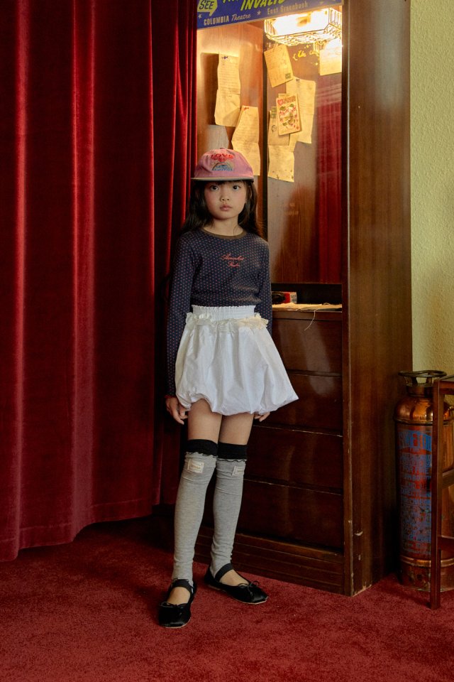 A-Market - Korean Children Fashion - #kidsshorts - Lace Balloon Smoke Skirt (Junior) - 4