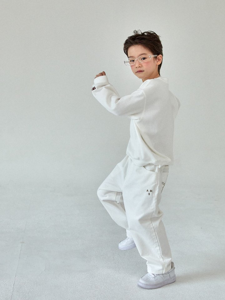 A-Market - Korean Children Fashion - #kidsshorts - White Twill Pants - 4