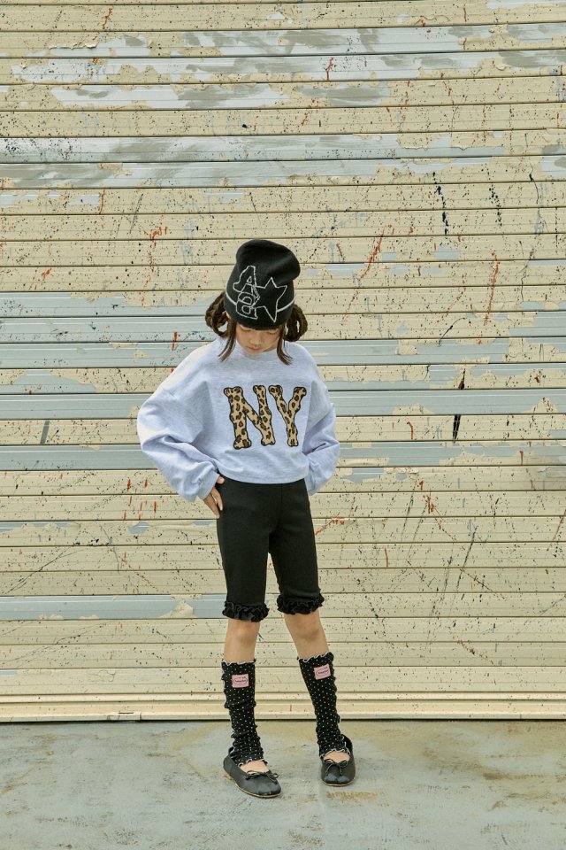 A-Market - Korean Children Fashion - #kidsstore - Hopi NY Crop Sweatshirt - 3