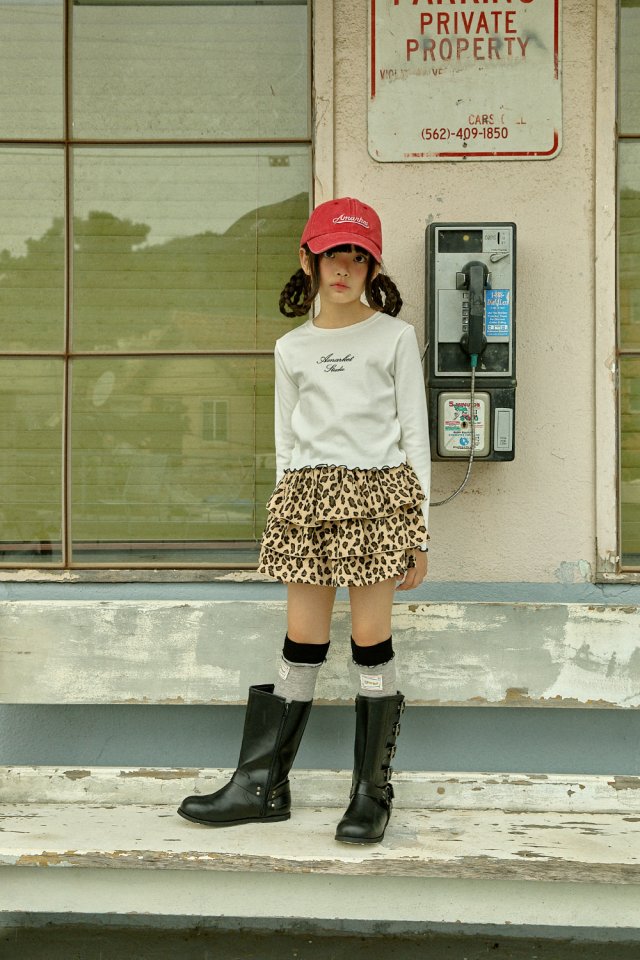 A-Market - Korean Children Fashion - #kidzfashiontrend - Leopard Print Skirt - 5