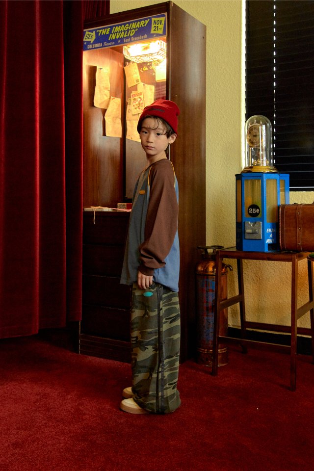 A-Market - Korean Children Fashion - #kidzfashiontrend - Track Camo Pants (Junior) - 7