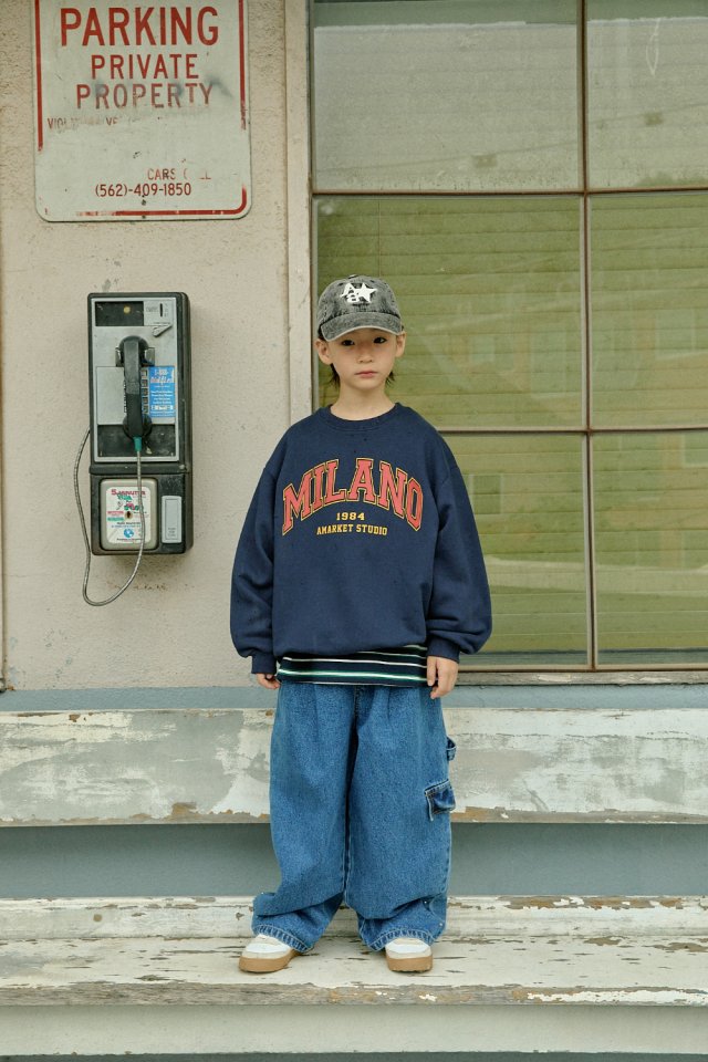 A-Market - Korean Children Fashion - #minifashionista - Milano Sweatshirt - 3
