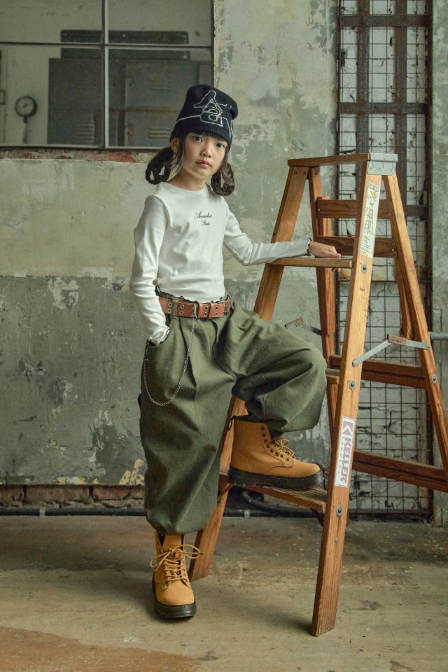 A-Market - Korean Children Fashion - #minifashionista - Chino Cargo Pants - 11