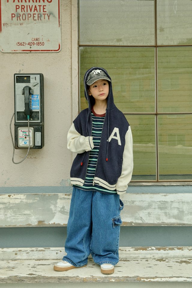 A-Market - Korean Children Fashion - #minifashionista - Mid Cardigan Pants - 11