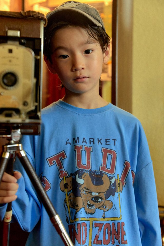 A-Market - Korean Children Fashion - #minifashionista - Buffalo Boxy Tee - 8