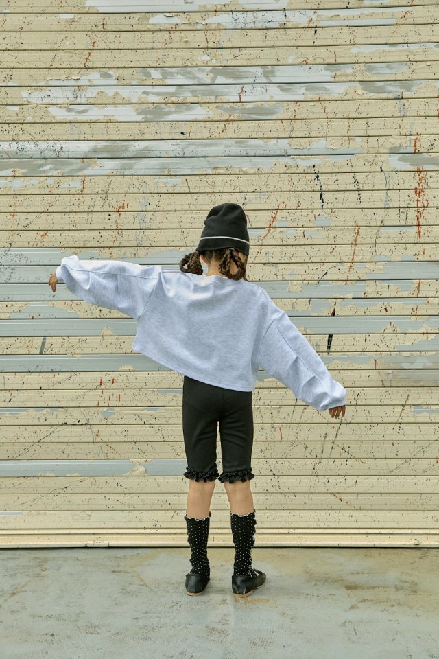 A-Market - Korean Children Fashion - #minifashionista - Hopi NY Crop Sweatshirt - 8