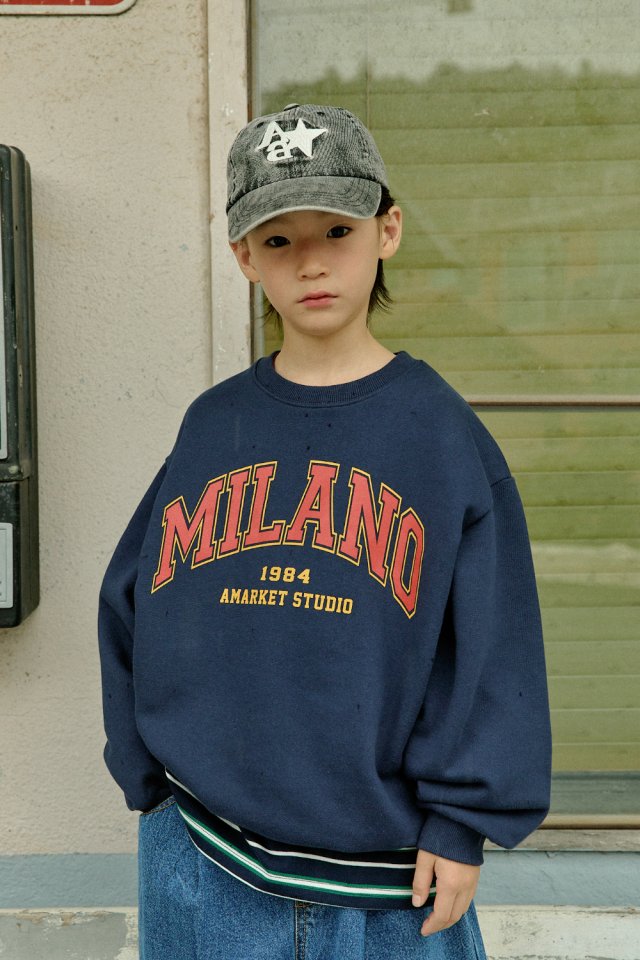 A-Market - Korean Children Fashion - #minifashionista - Milano Sweatshirt - 4
