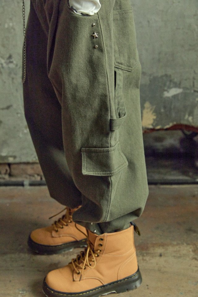 A-Market - Korean Children Fashion - #prettylittlegirls - Chino Cargo Pants - 12