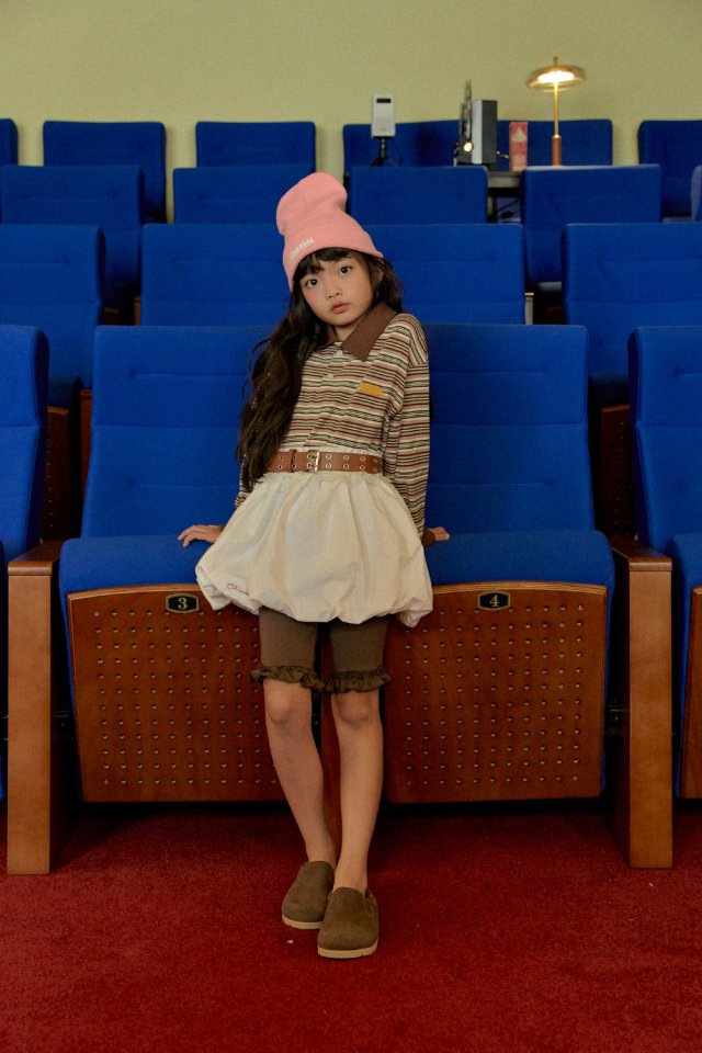 A-Market - Korean Children Fashion - #prettylittlegirls - Stripe Rugby Tee - 5