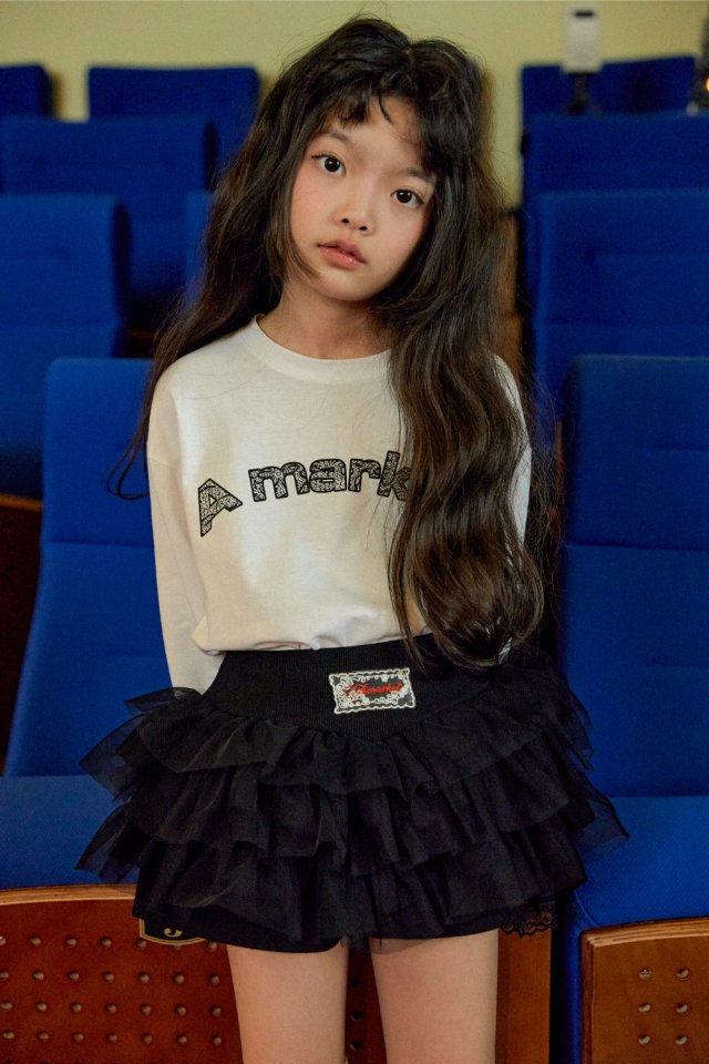 A-Market - Korean Children Fashion - #prettylittlegirls - Frill Lace Tee - 8