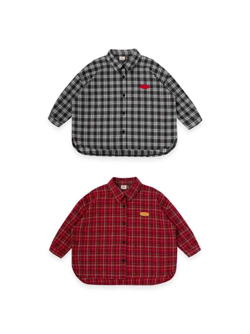 A-Market - Korean Children Fashion - #stylishchildhood - Checked Shirt 0