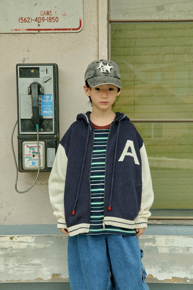 A-Market - Korean Children Fashion - #stylishchildhood - Hooded Knit Cardigan - 10