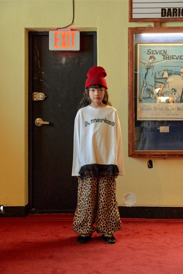 A-Market - Korean Children Fashion - #toddlerclothing - Leopard Piping Pants (Junior) - 7