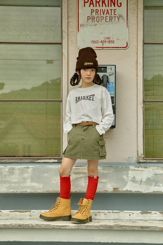 A-Market - Korean Children Fashion - #toddlerclothing - Cargo Skirt - 6