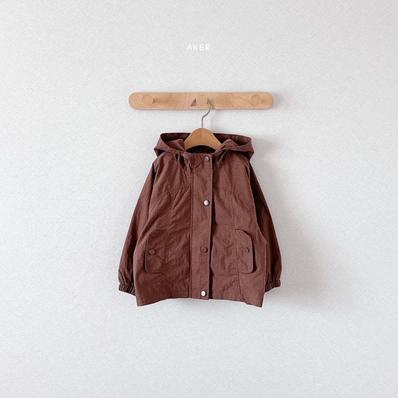 Aker - Korean Children Fashion - #kidsstore - Design Hooded Jumper - 8