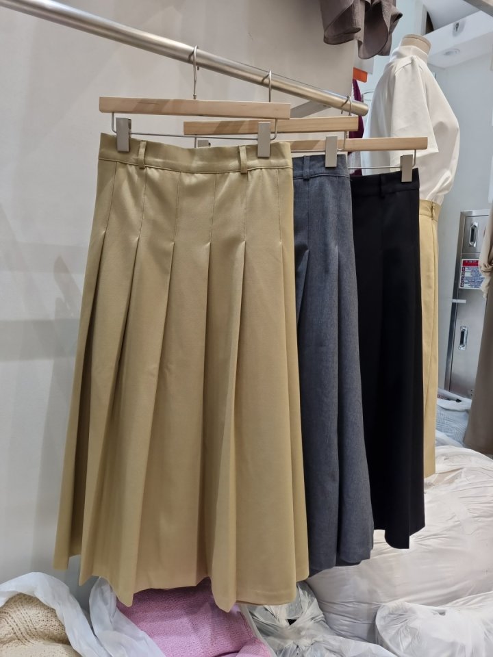 Allu - Korean Women Fashion - #momslook - Leme Pleated Skirt