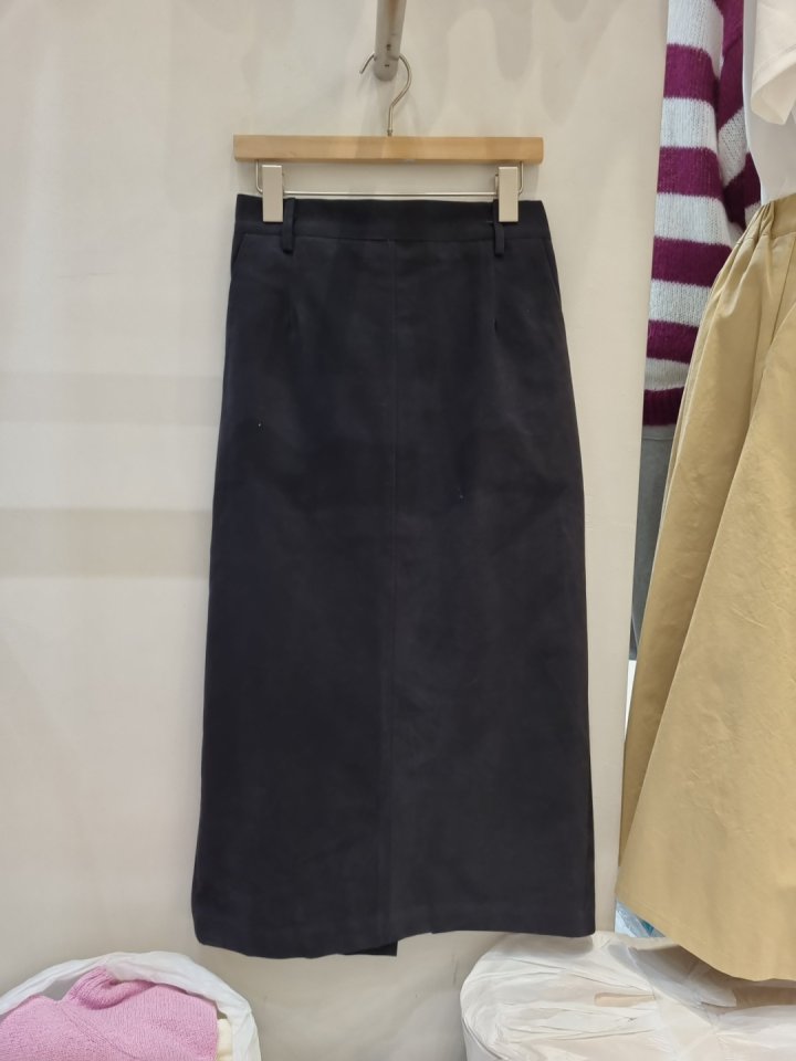 Allu - Korean Women Fashion - #womensfashion - Pigment Bio H-line Skirt - 4