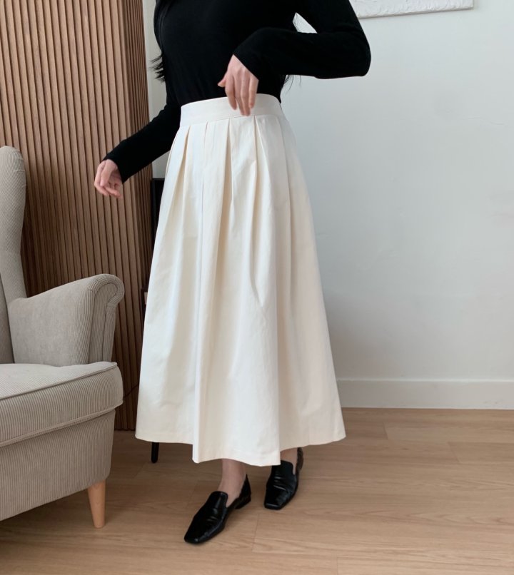 Allu - Korean Women Fashion - #momslook - Urban Off Skirt - 4