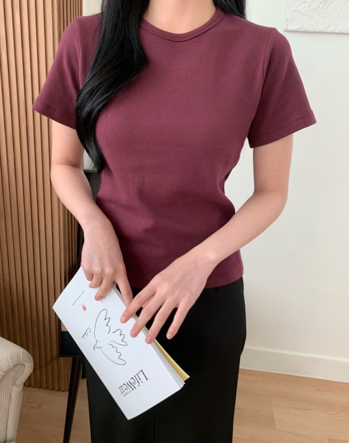 Allu - Korean Women Fashion - #momslook - Span Tee - 2