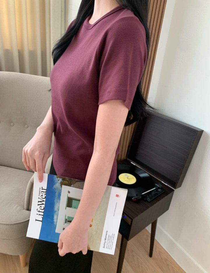 Allu - Korean Women Fashion - #momslook - Span Tee - 3