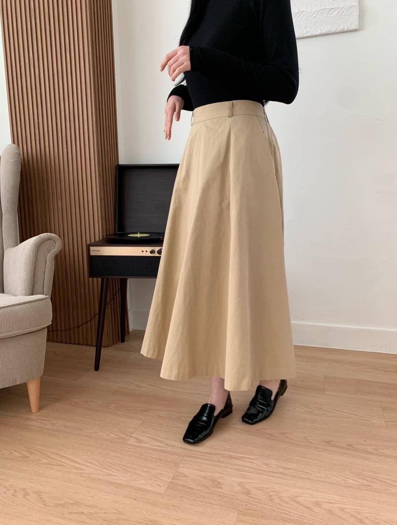 Allu - Korean Women Fashion - #momslook - Autumn Bio Linen Skirt - 12