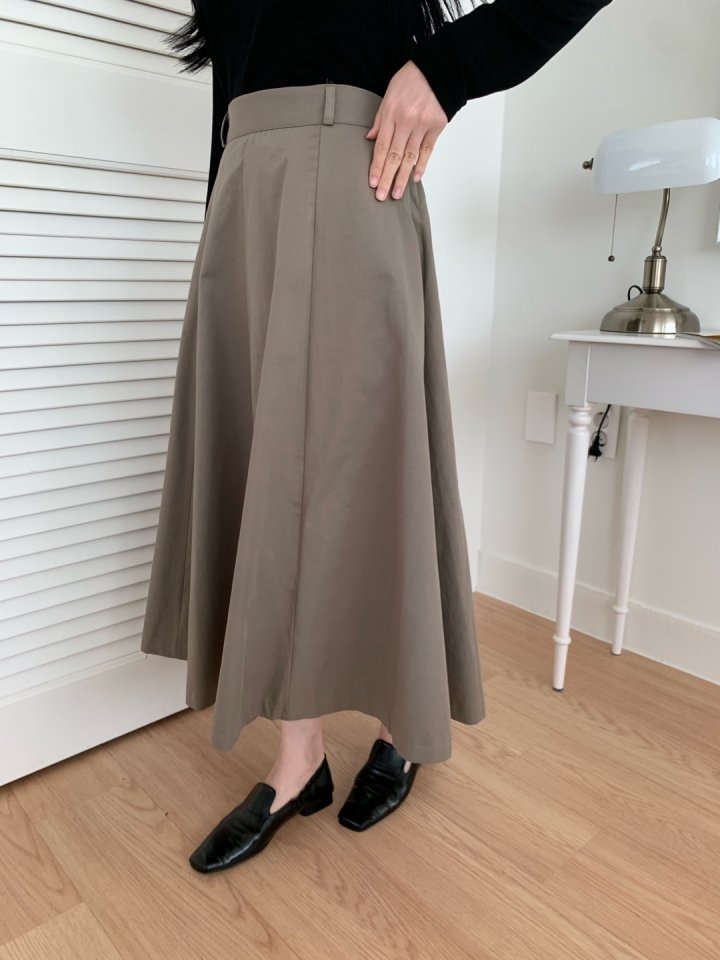 Allu - Korean Women Fashion - #momslook - Autumn Bio Linen Skirt - 2