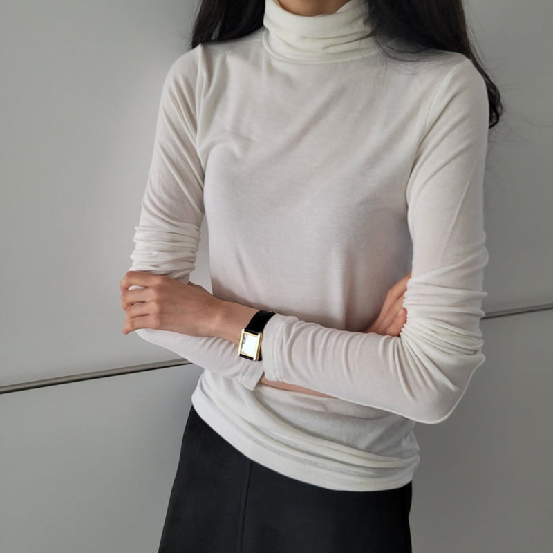 Allu - Korean Women Fashion - #momslook - Wool Turtleneck Tee - 11