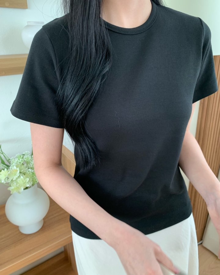 Allu - Korean Women Fashion - #pursuepretty - Span Tee - 7
